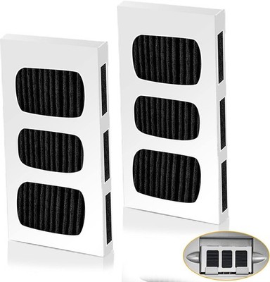 2-Pack PAULTRA2 Refrigerator Air Filter Activated Carbon for Frigidaire, Pure Ai