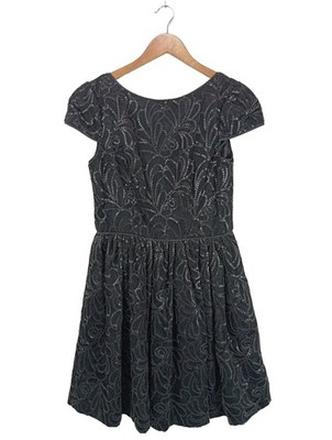 JILL STUART Cocktailkleid Damen Kleid Gr. DE 38 schwarz Elegant