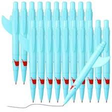 Shark Shaped Pens for Kids Cute Fun Pens Bulk Plastic Novelty Pencil Shark Bi...