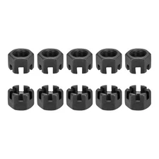M14X1.5Mm(Dxp) Slotted Hex Castle Nuts - 10Pack - Good for Machinery Repairing -