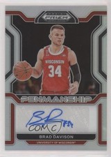 2022 Panini Prizm Draft Picks College Penmanship Silver Brad Davison Auto 0ym4