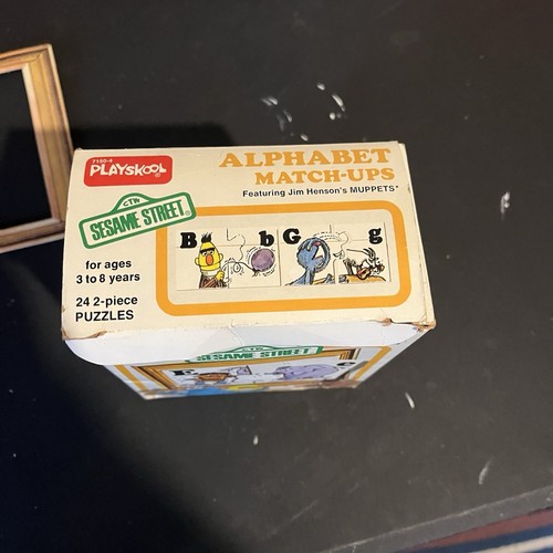Vintage 1977 Sesame Street Alphabet Puzzle  - Picture 7 of 12