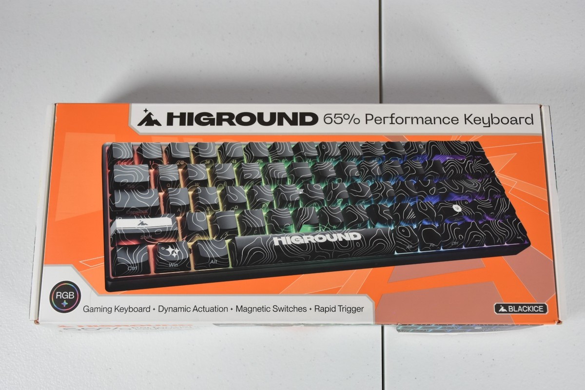 Higround 65% Wired Gaming Keyboard RGB - Black Ice - Parts Only | eBay