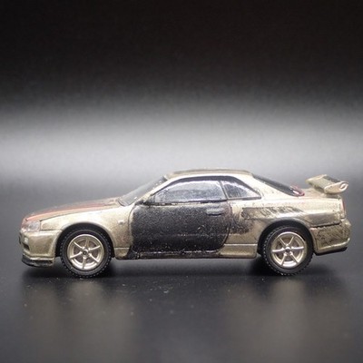1999-2002 NISSAN SKYLINE GTR R34 BNR34 BARN FIND 1:64 SCALE