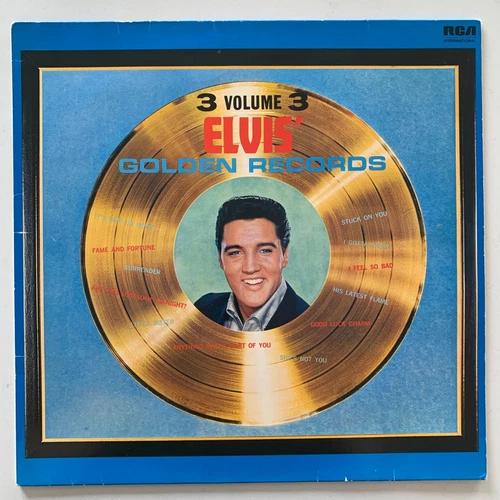 Elvis – Elvis' Golden Records - Volume 3 - 1985 Vinyl LP - Very Good (VG+/NM)