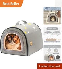 Indoor Pet Condo with Cover: Stylish, Portable, and Comfortable for Small Dogs