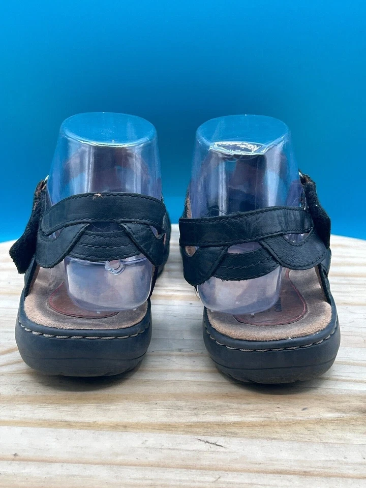 Rockport Cobb Hill Penfield Strap Sandal Women's Sz 7.5 Black Leather Buckle - Image 3 of 4