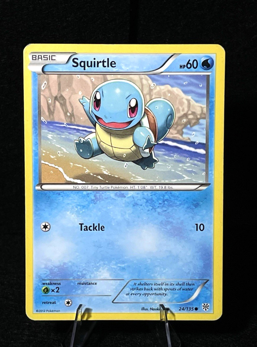 Pokémon Squirtle 24/135 Plasma Storm Regular Water LP TCG