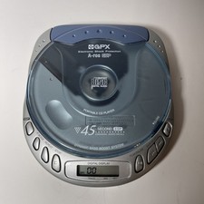 Vintage GPX Portable CD Player 40 Second ESP, Dynamic Bass C3948BI-E2 Tested