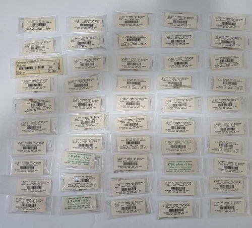 Digi-Key Resistor Lot of 250+ Carbon Film Resistors 50 Packs of 5 Mix sets New - product listing photo
