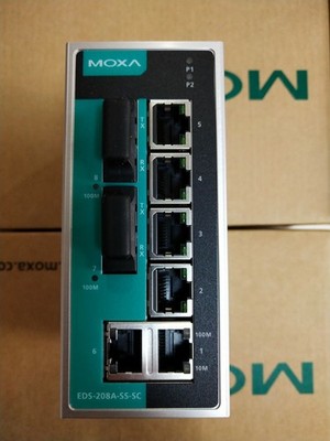 1PC NEW MOXA EDS-208A-SS-SC Ethernet switch (by DHL or EMS  ）#W8396 WX