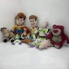 Huge Disney Pixar Toy Story Lot of 8 Plush Characters Sizes Ranging 10'-26" Buzz