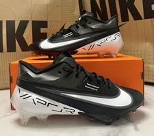 Men's 11 -Nike Vapor Edge Elite 360 2 Football Cleats White Black DA5457-001 NEW