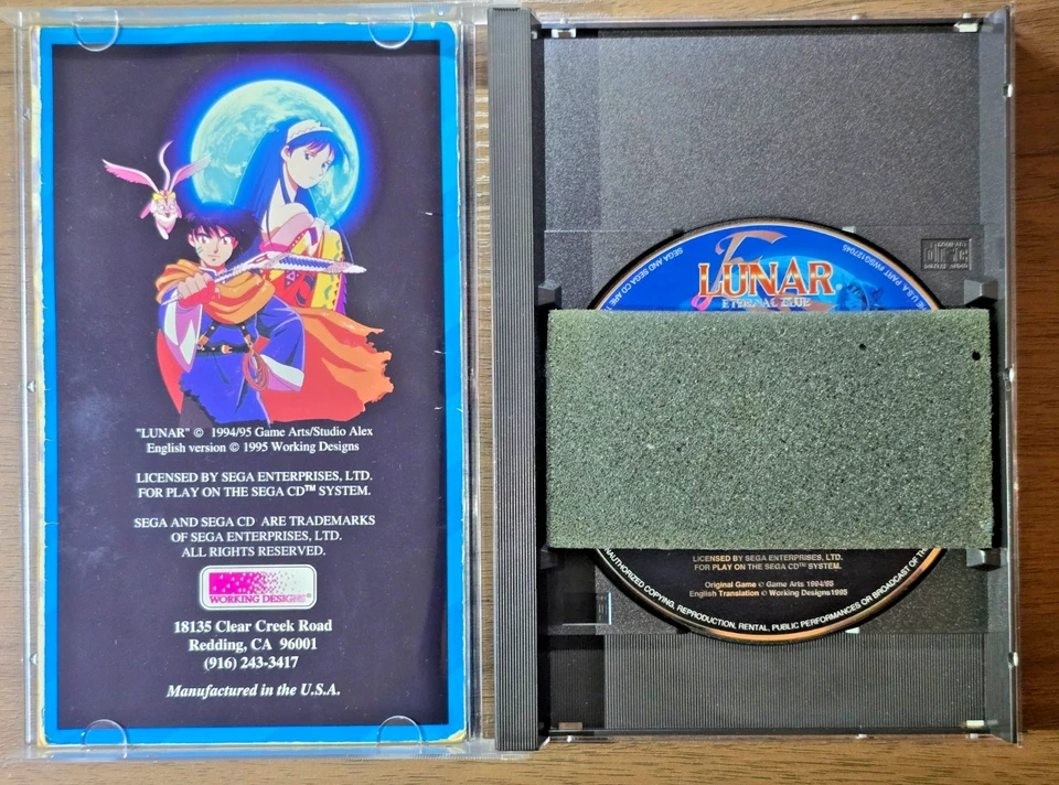 Lunar: Eternal Blue (Sega CD, 1995) CIB - Image 3 of 4
