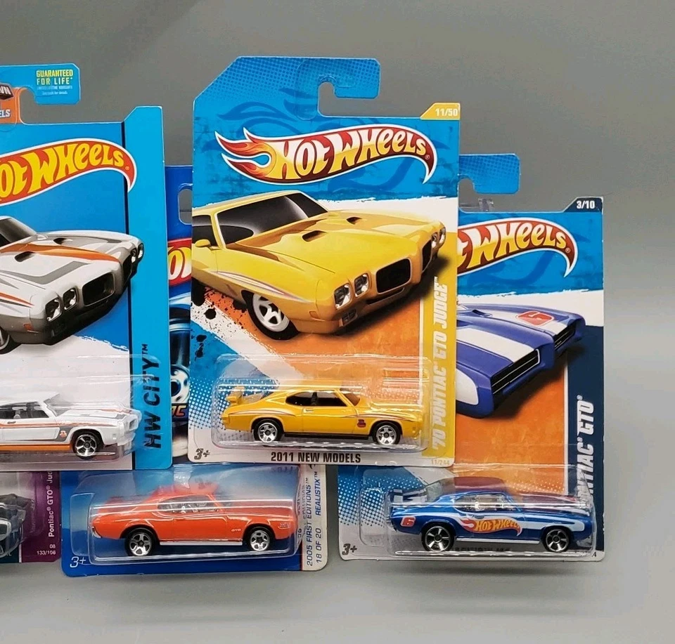Hot Wheels '70 Pontiac GTO Judge New Models '69 Pontic & Pontic Judge Lot Of 5 - Image 2 of 4