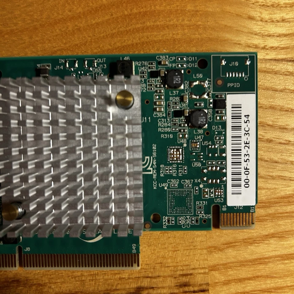 Solarflare SF329-9021-R7.4a Dual Port 10GbE SFP+ NIC PCIe w/ 1x 10G SR Module - Image 4 of 4