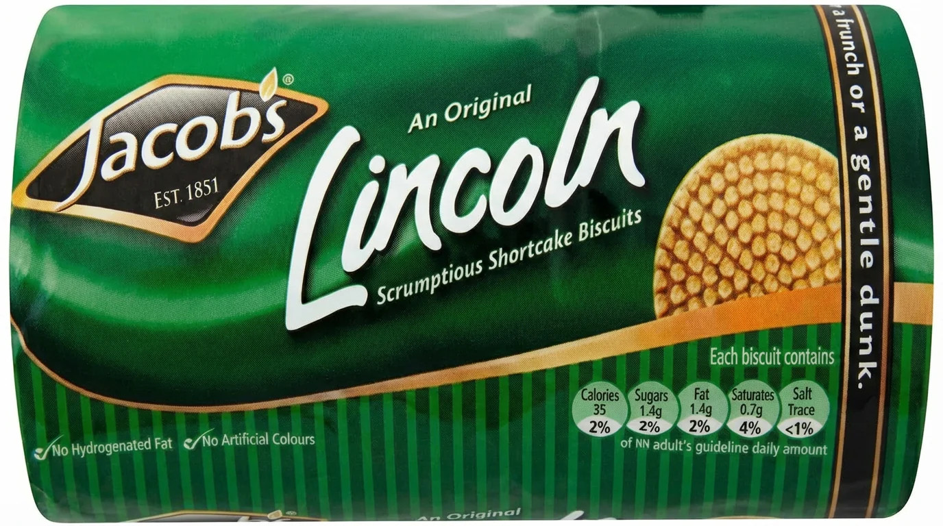 Lincoln Biscuits 200g Premium German Tea Time Shortbread Cookies