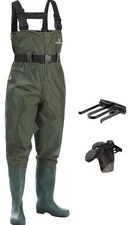 Brand New FishingSir Brand Green Waders (SIZE 44UK SIZE 11US)