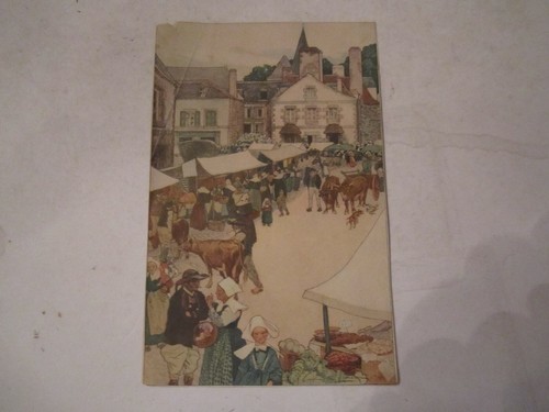 (2) 1908 CORWIN KNAPP LINSON ART WORK - 8" X 5" - OFC-1