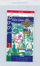 1996 World Series Game 1 Ticket Derek Jeter WS Debut Yankees vs. Braves *6662