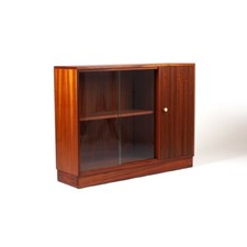 Mid 20th Century Teak and Glass Bookcase by Herbert E Gibbs