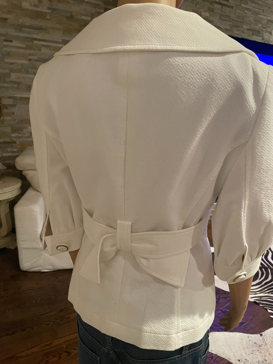 DOLCE & GABBANA ホワイトジャンパー D&G White Jacket- Sz 42 Classic | eBay