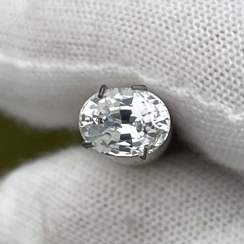 White Diamond 1.00Ct Certified Lab-Grown Oval Cut FL-Clarity Loose Gemstone 4AUR - Picture 6 of 12