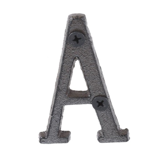 1pc Gate Door Mailbox Alphabet Letters Numbers Sign Address Name Plaque Iron - Picture 9 of 160