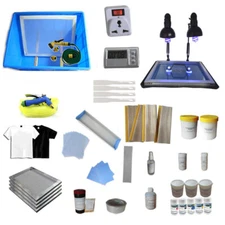 Silk Screen Printing Equipments & Materials Kit DIY T-Shirt Screen Printing Tool