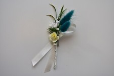 Blumen Anstecker Nadel Br&auml;utigam Hochzeit Yaka Ignesi Cicegi D&uuml;g&uuml;n Damat T&uuml;rkis