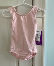 Motionwear Pink Sleeveless Tank Dance Leotard Child X-small 2-3 2100