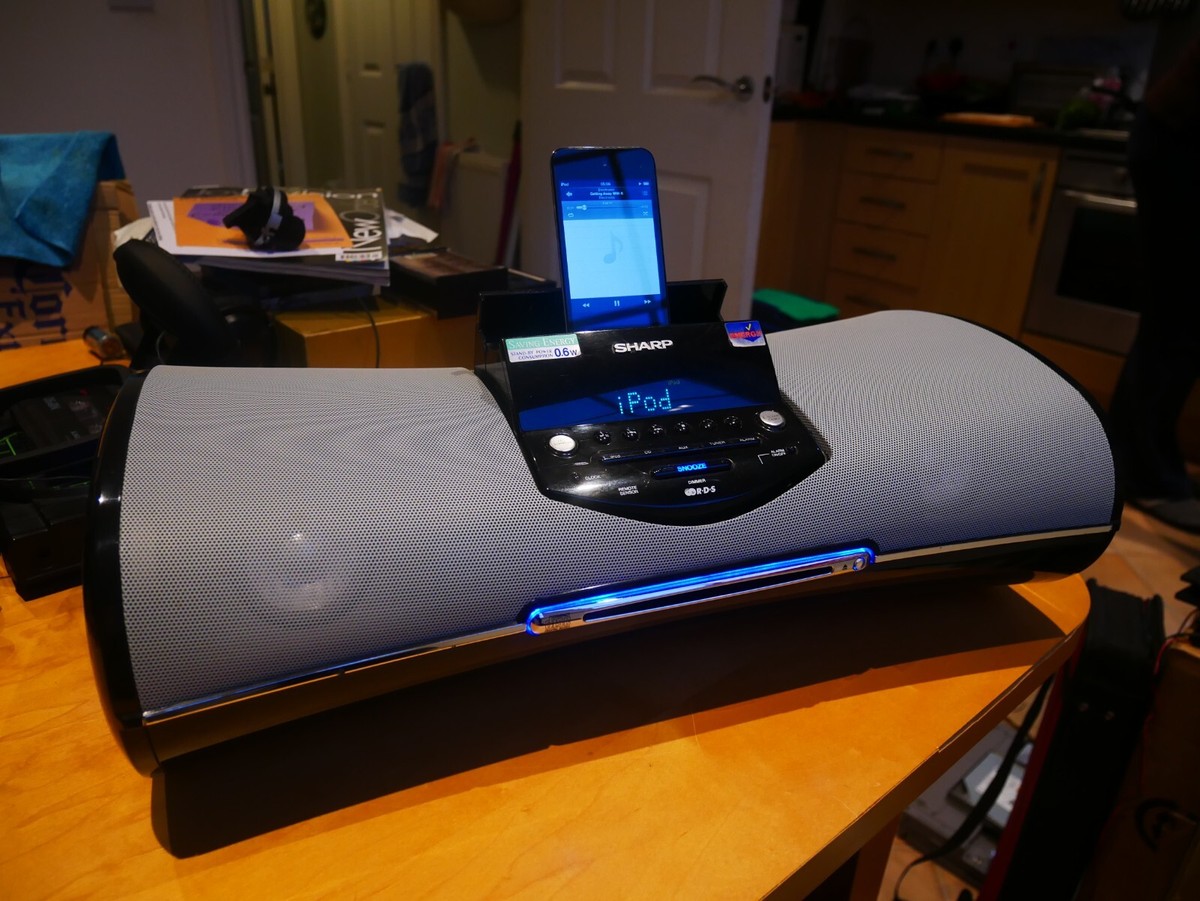Sharp DK-A10 i-elegance CD player / dock / speaker | eBay
