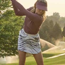 CALIA Birdie Shallows Ripple Neutral Golf Skort NWT XS