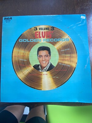 elvis presley vinyl lp Golden records volume 3 1963 