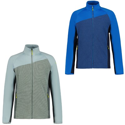 Icepeak Baltimore Strickfleecejacke Midlayer Underlayer Jacke Herren ohne Kapuze
