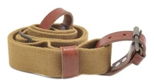 Russian 91/30 Mosin Nagant Rifle Sling Dated 1943 Dark Khaki