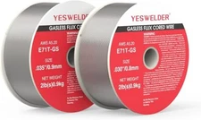 E71T-GS-2LB .030+.035-Diameter Welding Wire, Flux Core Gasless Mig Wire