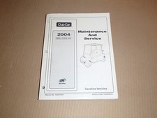 2004 Precedent Club Car Golf Cart Gasoline Service Manual