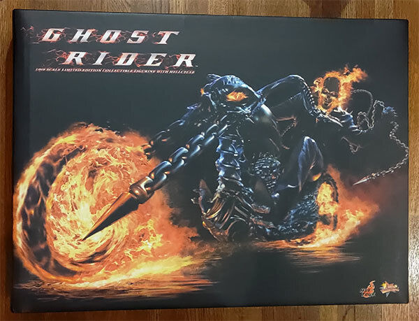 Hot Toys MMS133 Marvel Ghost Rider with Hell Cycle 1/6 Scale Figure Brand  New