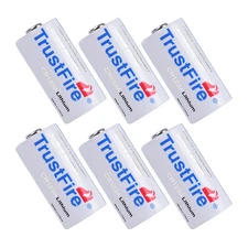 6pcs Trustfire 1400mAh CR123A Battery 123A 85177 EXP 2035 Lithium Batteries 3.0V