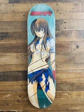 Rare Hook-Ups Battle School Girl Skateboard Deck Jeremy Klein JK Industries