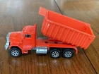 VTG 1979 HOT WHEELS MATTEL MALAYSIA PETERBILT RED 1:64 DIECAST 3 1/2" DUMP TRUCK