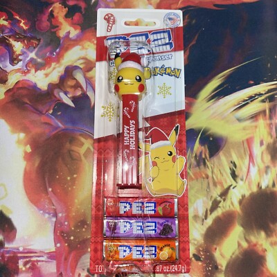 POKÉMON - Pez Dispenser - Pikachu - Holiday Edition