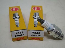 2 NGK 7543 CMR7A Spark Plug Resistor Lawnmower Chainsaws