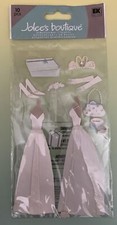Jolee  s Boutique WEDDING GOWN 10pcs Dimensional Scrapbooking Stickers