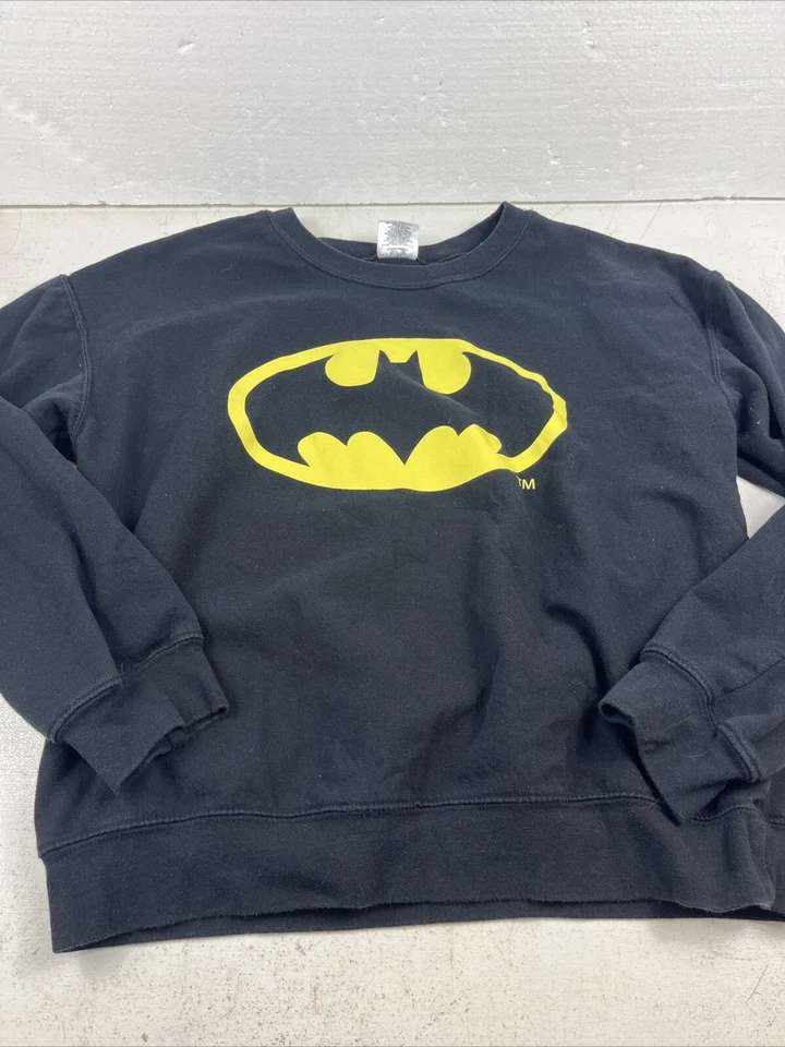 DC Comics Batman Sudadera Mujer/Junior XL (15-17) Logo Negro Pullover Suéter Foto 2 de 4