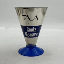 VTG Tala Cook's Dry Measure Measuring Cup Baking Metric & Imperial Metal Blue