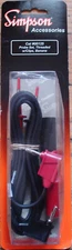 Simpson Meter Test Leads (#00125) (NEW SEALED OEM SET) for the 228, 229, 260 