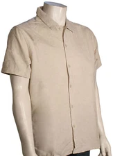Rhythm Classic Linen SS Button Down Shirt - Classic Sand - New