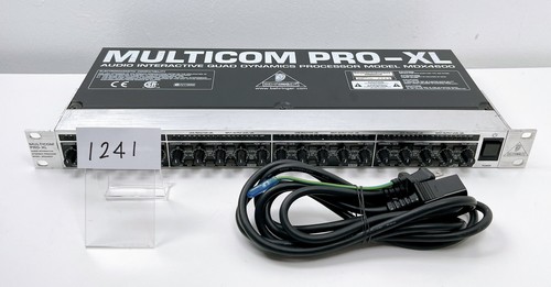 Behringer MULTICOM PRO-XL MDX4600 4-channel Compressor Limiter Gate tested Japan